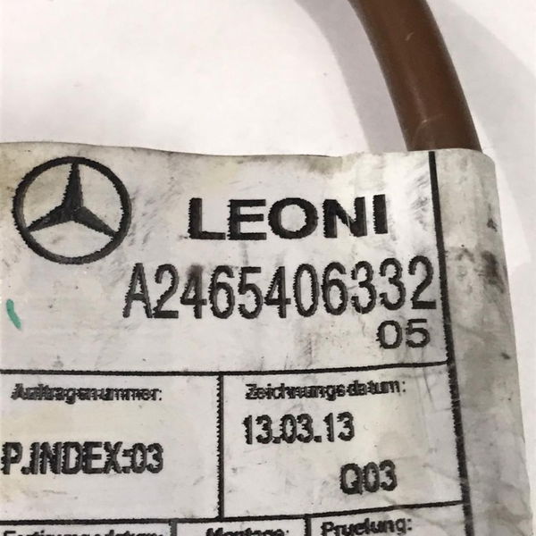 Cabo Negativo Bateria Mercedes A250 2014 2015 - A2465406332