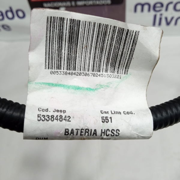 Chicote Polo Bateria Jeep Compass Flex 2021 53384842
