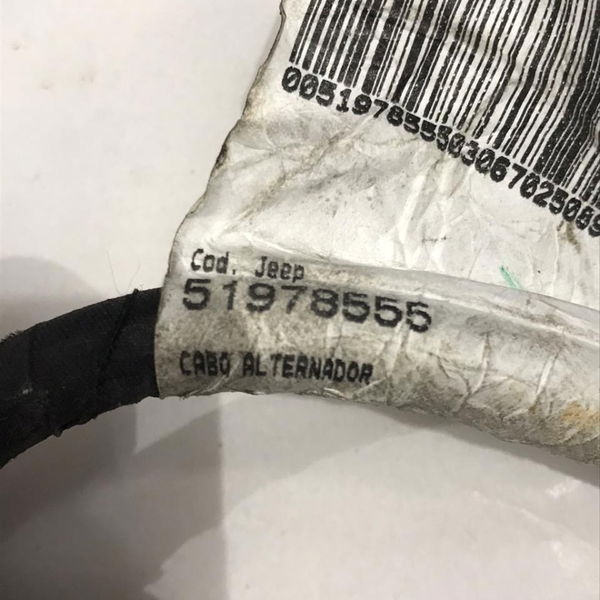 Cabo Bateria Fiat Toro Ranch 2.0 Diesel 2019 2020 - 51978555