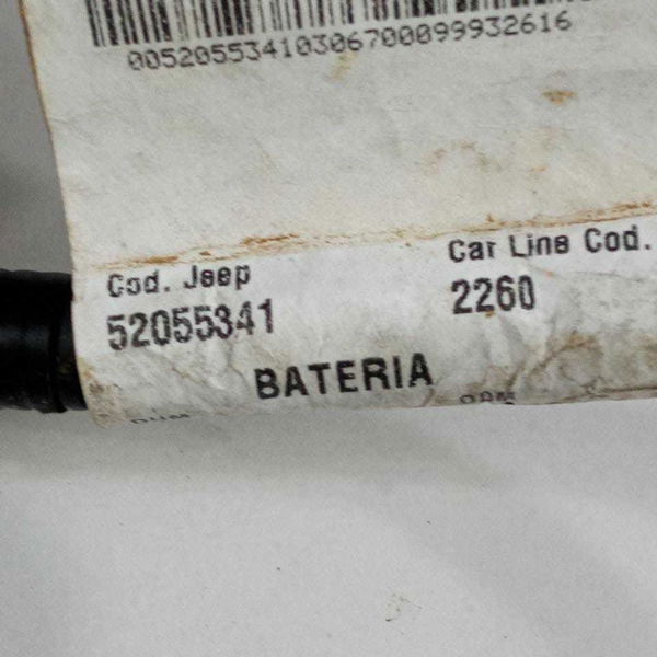Cabo Chicote Bateria Fiat Toro 2.4 2018 2019