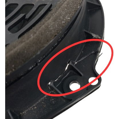 Alto Falante Porta Dianteira Audi A6 2012 2013 detalhe