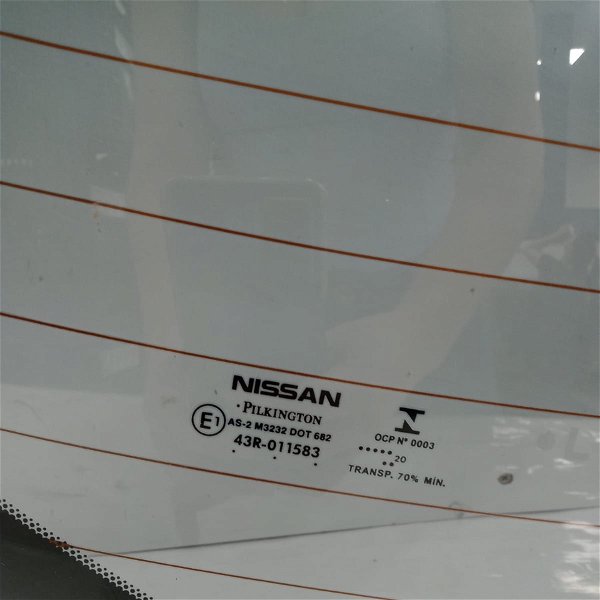 Vidro Vigia Traseiro Nissan Kicks 2020