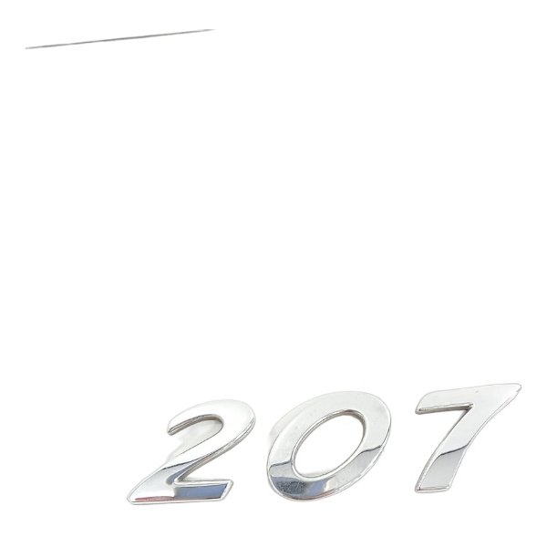Emblema 207 Tampa Traseira Peugeot 207 2013