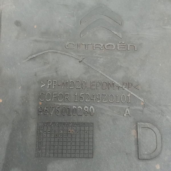 Defletor Ar Radiador Direito C3 Exclusive 2014 Detalhe