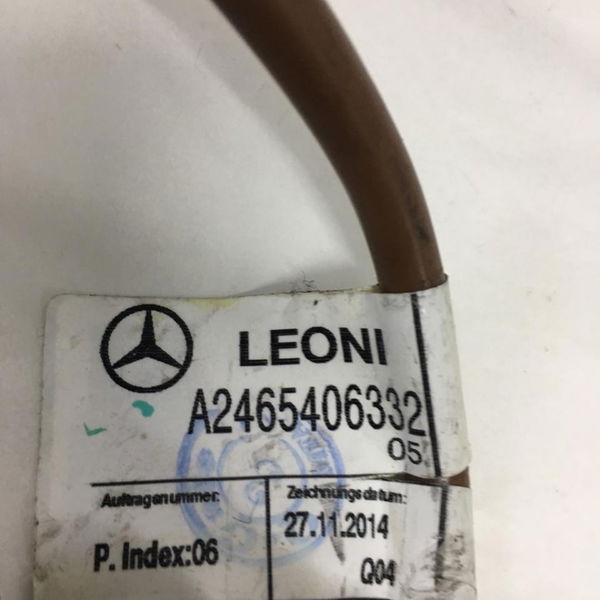 Cabo Negativo Bateria Auxiliar Mercedes Benz A200