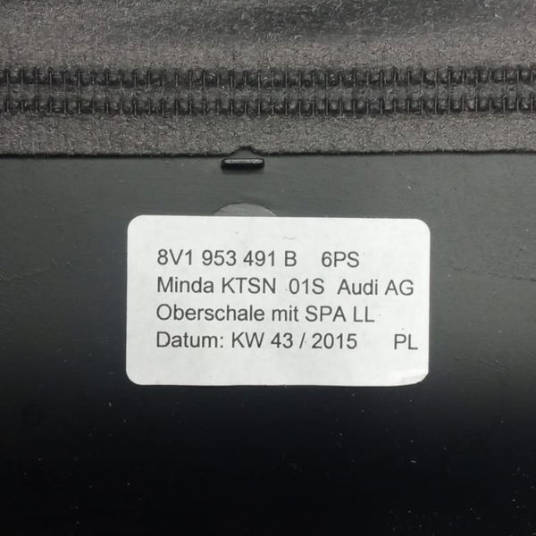 Acabamento Superior Coluna Direção Audi A3 Sedan 2015