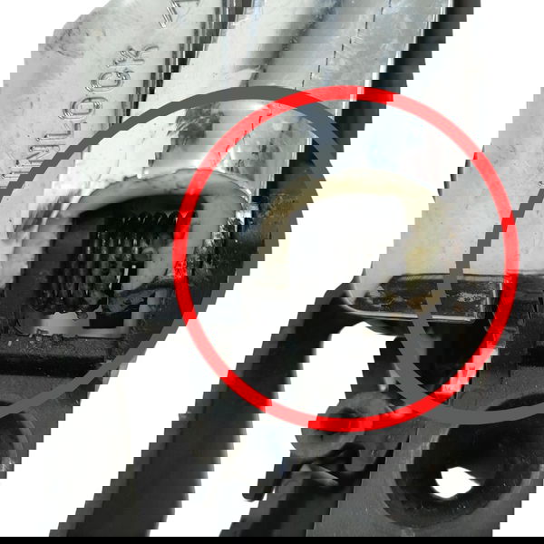 Maçaneta Interna Traseira Esquerda Ford Fusion 2008 Detalhe
