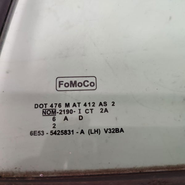 Vidro Fixo Traseiro Esquerdo Ford Fusion 2.3 2008