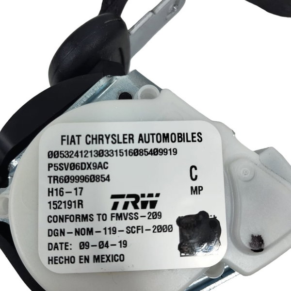 Cinto Segurança Traseiro Esquerdo Compass 2020