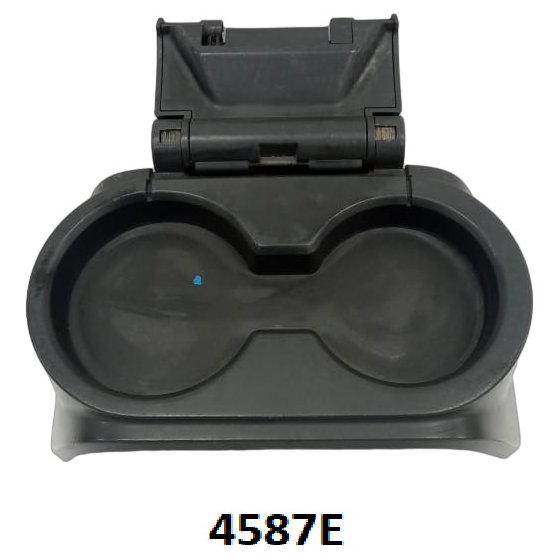 Porta Copos Traseiro Central Console Vw Amarok 2011 Preto