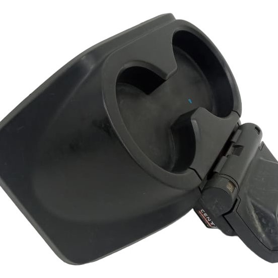 Porta Copos Traseiro Central Console Vw Amarok 2011 Preto