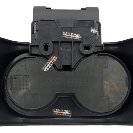 Porta Copos Traseiro Central Console Vw Amarok 2011 Preto