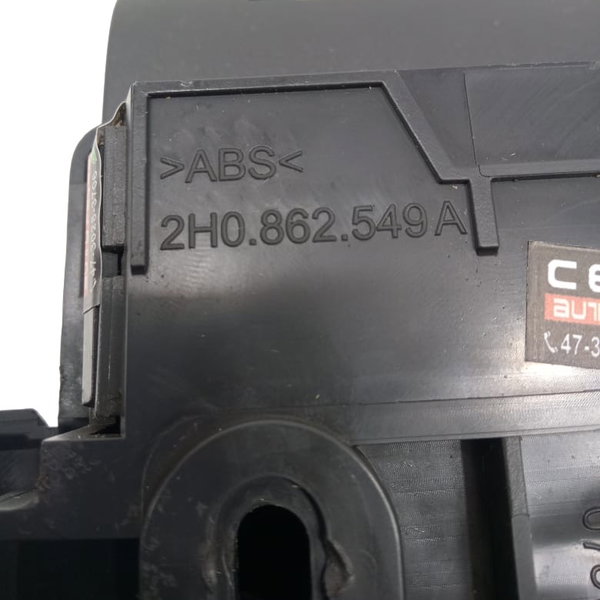 Porta Copos Traseiro Central Console Vw Amarok 2011 Preto