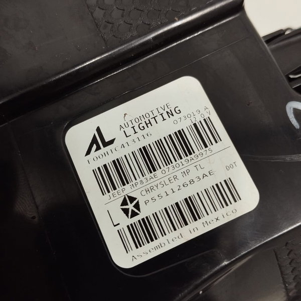 Lanterna Esquerda Jeep Compass 2020 P55112683ae Esquerdo Cinza