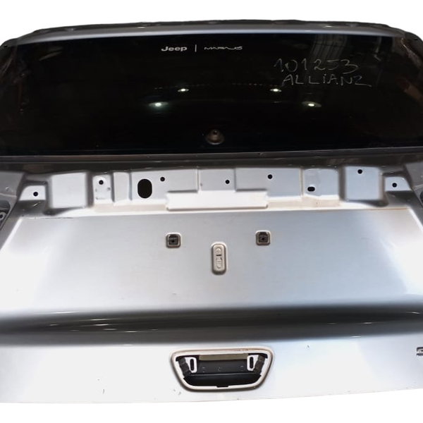 Tampa Traseira Jeep Compass Completa Com Vidro  Prateado