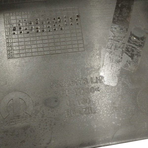 Moldura Acabamento Esquerdo Motor Jeep Compass Gasolina 2020