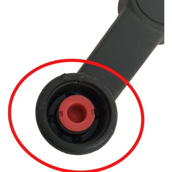 Manivela Vidro Traseiro Direito Ford Ka 1.0 3cc 2020 Detalhe Preto