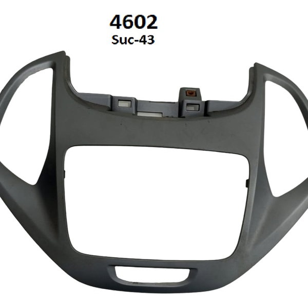 Moldura Rádio Ford Ka 1.0 3cc 2020 Prateado