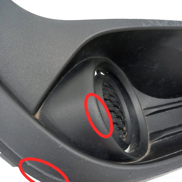 Moldura Direita Farol Auxiliar Ford Ka 1.0 2020 Preto Direito