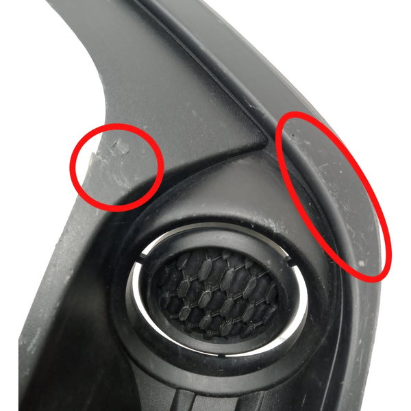 Moldura Esquerda Farol Auxiliar Ford Ka 1.0 2020 Detalhe Preto Esquerdo