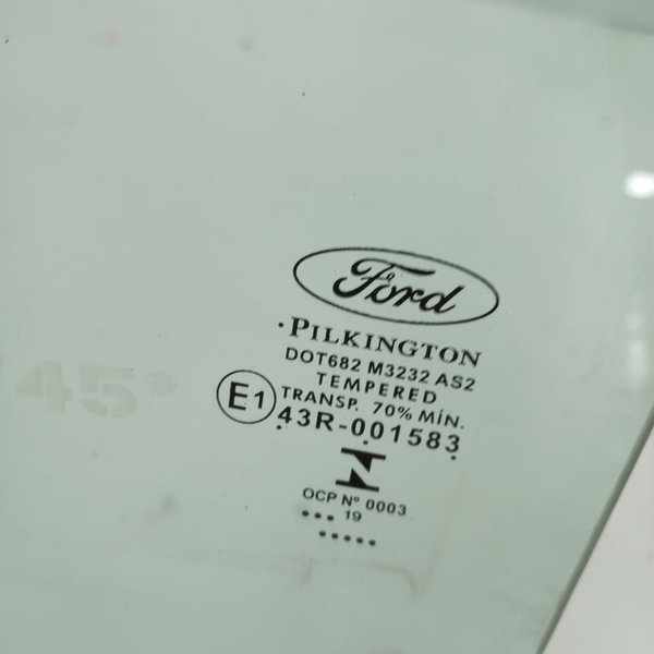 Vidro Porta Dianteiro Esquerdo Ford Ka 1.0 3cc 2020