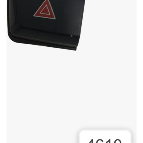 Botão Alerta Peugeot 208 2016 Meia Preto