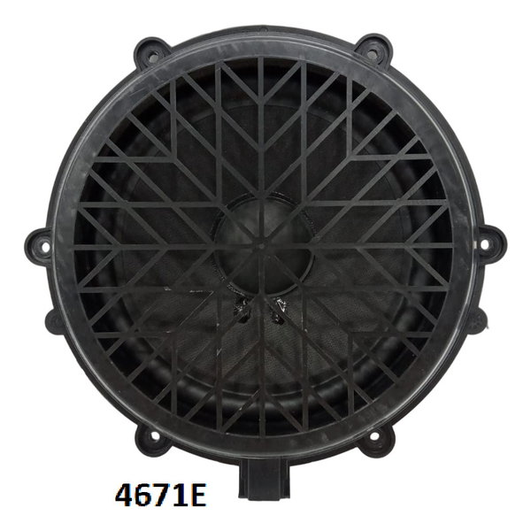 Alto Falante Porta Dianteira Esquerda Porsche Cayenne 2016  Preto