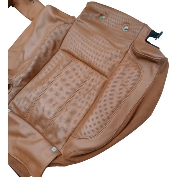 Capa Encosto Banco Traseiro Esquerdo Rover Sport 5.0 2012 Marrom