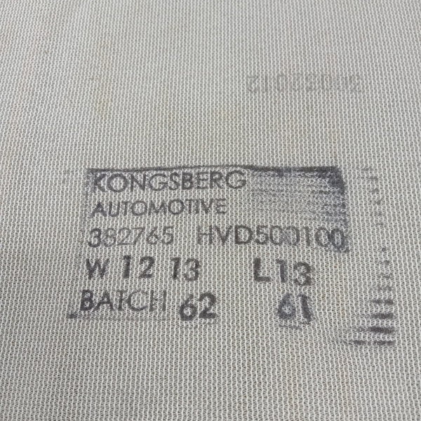 Bolsa Aquecimento Banco Traseiro Esq. Rover Sport 5.0 2012