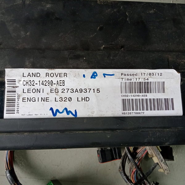 Chicote Caixa Fusível Range Rover Sport 5.0 2012
