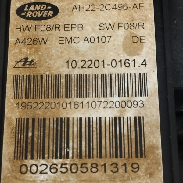 Módulo Freio Mão Range Rover Sport 5.0 2012