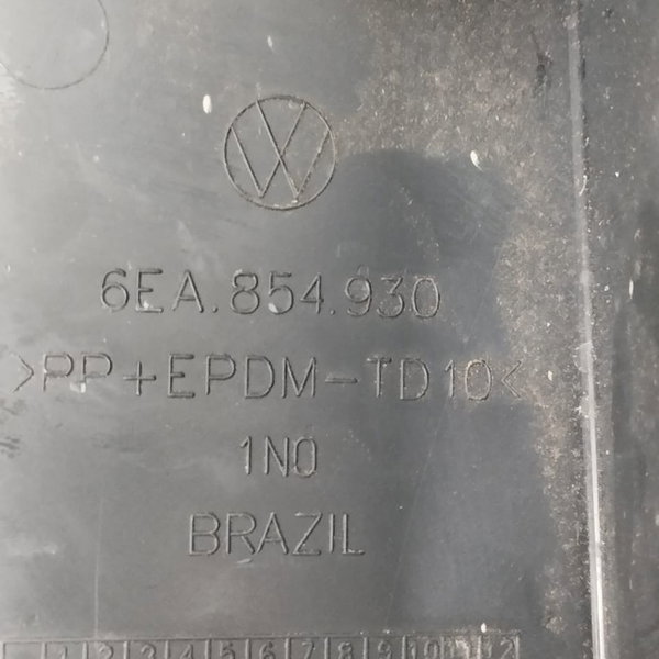 Defletor Parachoque Vw Nivus 1.0 Comfortline 2022