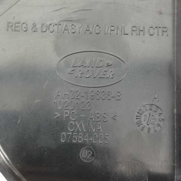 Difusor Direito Saída Ar Range Rover Sport 5.0 2012