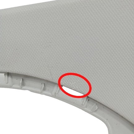 Acabamento Esquerdo Coluna Tras Vw Nivus 1.0 Comfortline 202