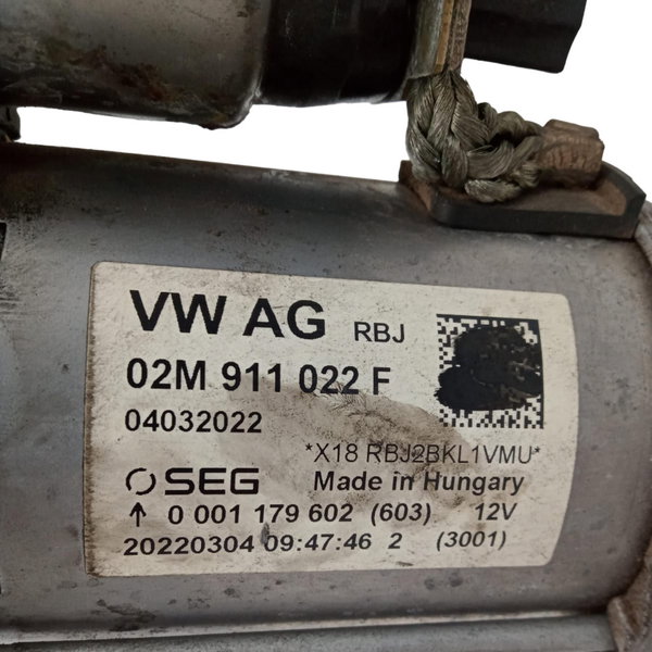 Motor Arranque Vw Nivus Comfortline 1.0 2022