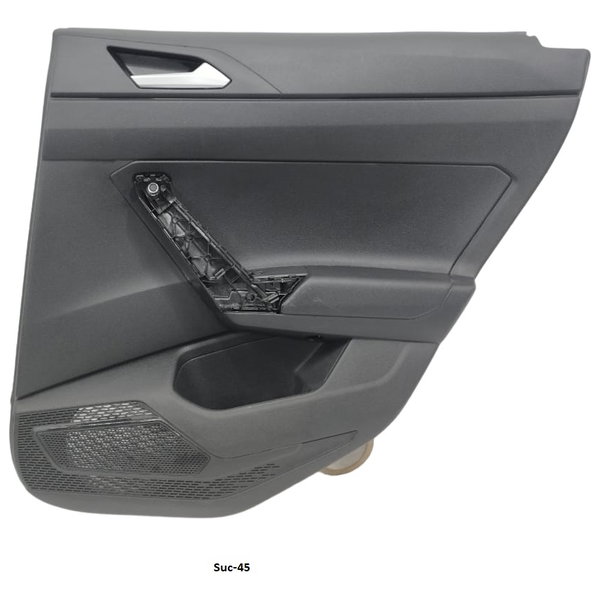 Forro Porta  Vw Nivus 1.0 Comfort 2022 Traseira Direita Preto Animal Print