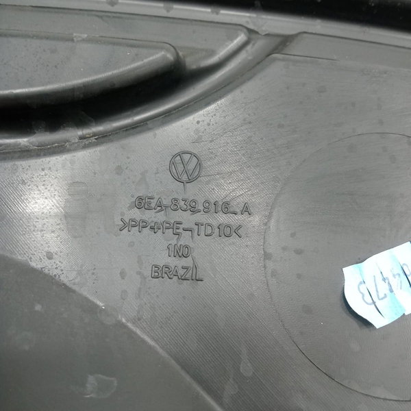 Tampa Porta Traseira D Vw Nivus Comfortline 2022 6ea839916a Preto