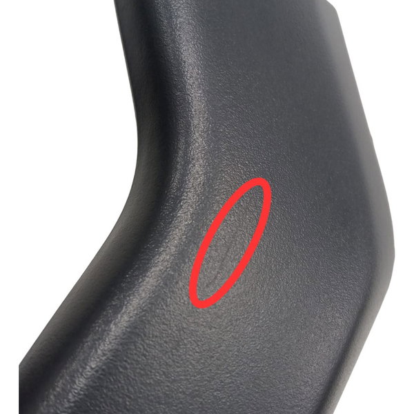 Acabamento Puxador Porta Traseira Direita Vw Nivus 1.0 2022 Preto