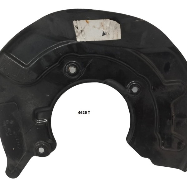 Defletor Disco Dianteiro Esquerdo Vw Nivus 1.0 Comfort 2022 Preto