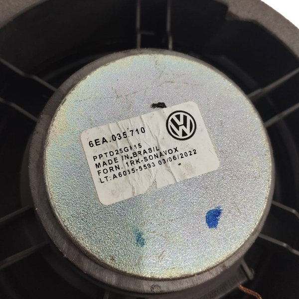 Auto Falante Porta Traseira Esquerda Vw Nivus 1.0 2022 Preto