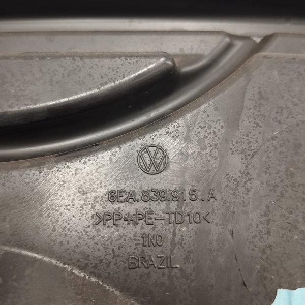 Guarda Pó Porta Traseira Esquerda Vw Nivus 1.0 2022  Preto