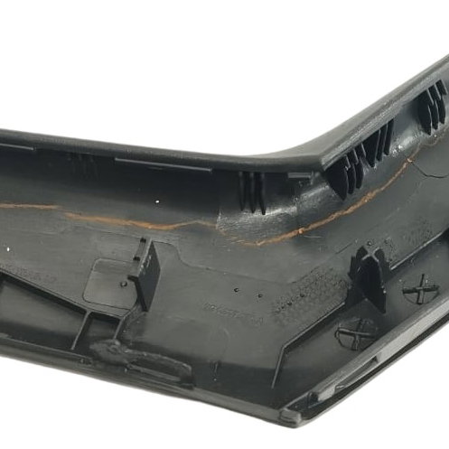 Moldura Puxador Porta Traseira Esquerda Vw Nivus 1.0 2022 Preto