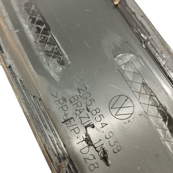 Aplique Porta Dianteira Esquerda Vw Nivus 1.0 Comfortline 22 Preto