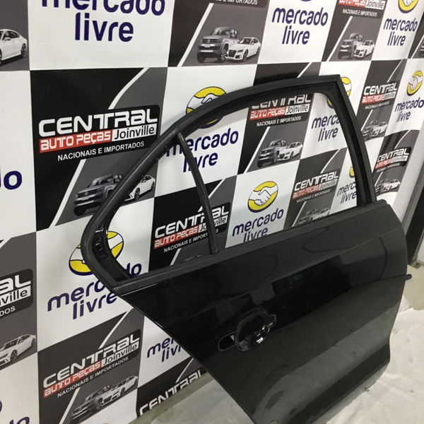 Porta Lata Traseira Direita Cinza Volkswagen Jetta 2013