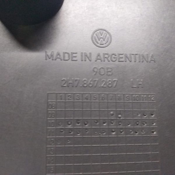 Acabamento Inferio Coluna Tras. L.e Vw Amarok 2.0 2012