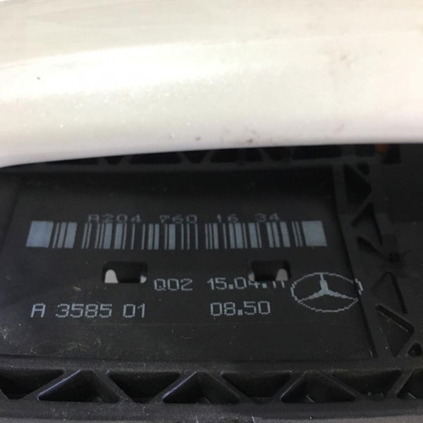 Maçaneta Externa Traseira Esquerda Mercedes Benz C180 2011