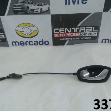Maçaneta Interna Porta Traseira Esquerda Fluence 2015 Cinza Traseira