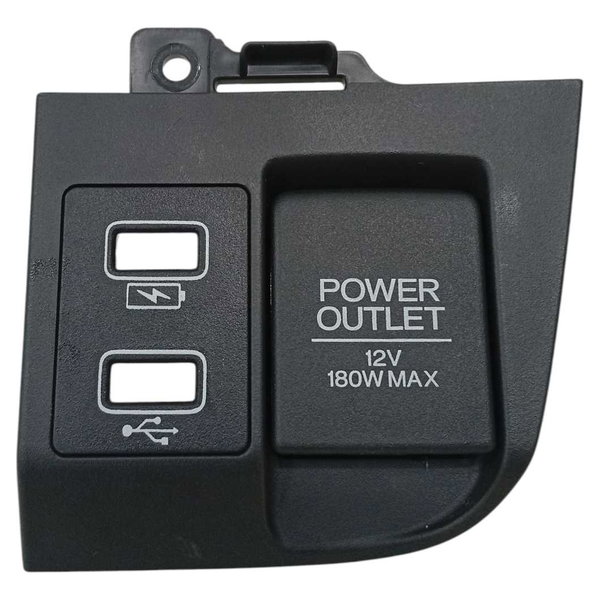 Tomada 12v Honda City Hatch 2023 Cinza-escuro