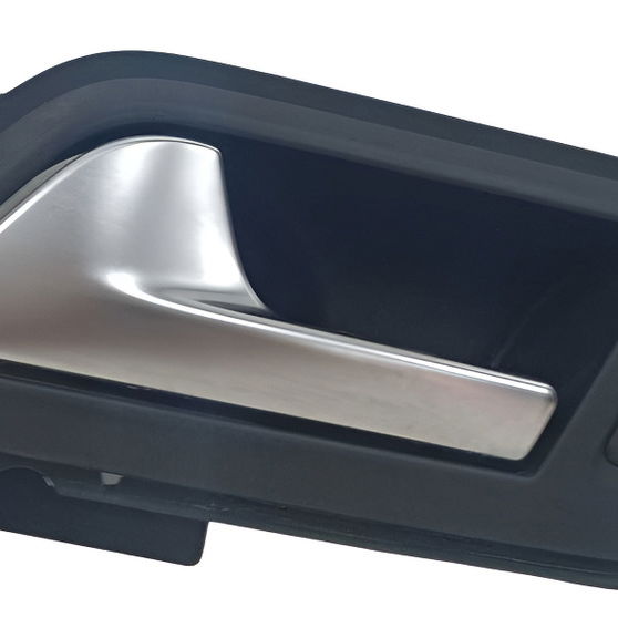 Maçaneta Interna Porta Traseira Esquerda Vw Amarok 2014 Preto Traseira