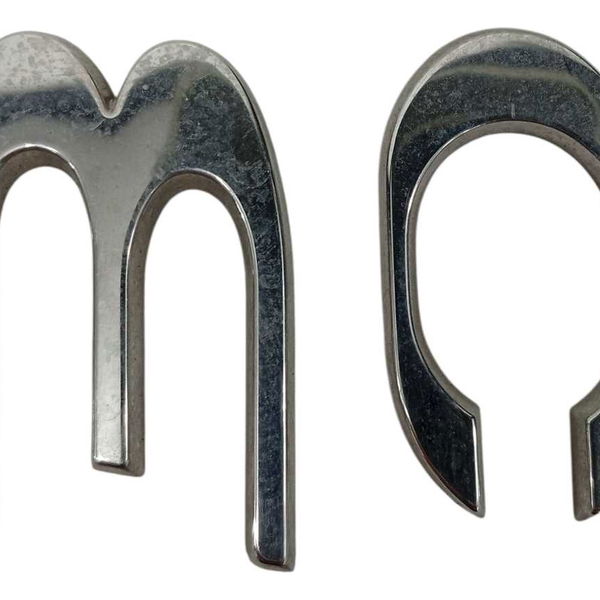 Emblema Tampa Traseira Citroën C3 2014 Prateado